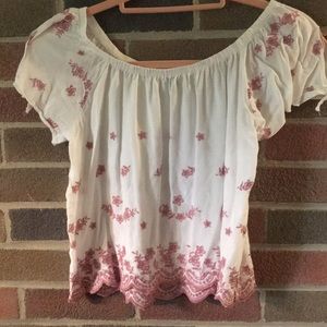 Summer fun off the shoulder blouse women’s XS